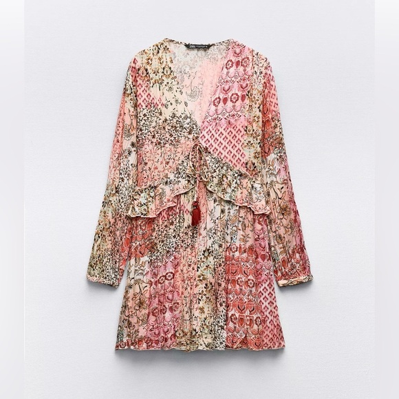 Zara Dresses & Skirts - Zara Printed Short Dress